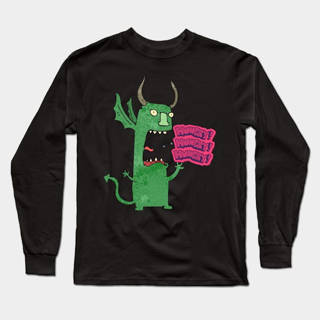 HUNGRY HUNGRY HUNGRY Long Sleeve T-Shirt by DD Ventures